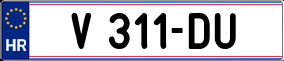 Truck License Plate